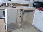 Sink and countertop structure installed (307438 bytes)