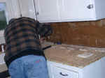 Ron removes 1950s tile (319793 bytes)