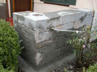 Second stucco coat applied and scored (7169394 bytes)